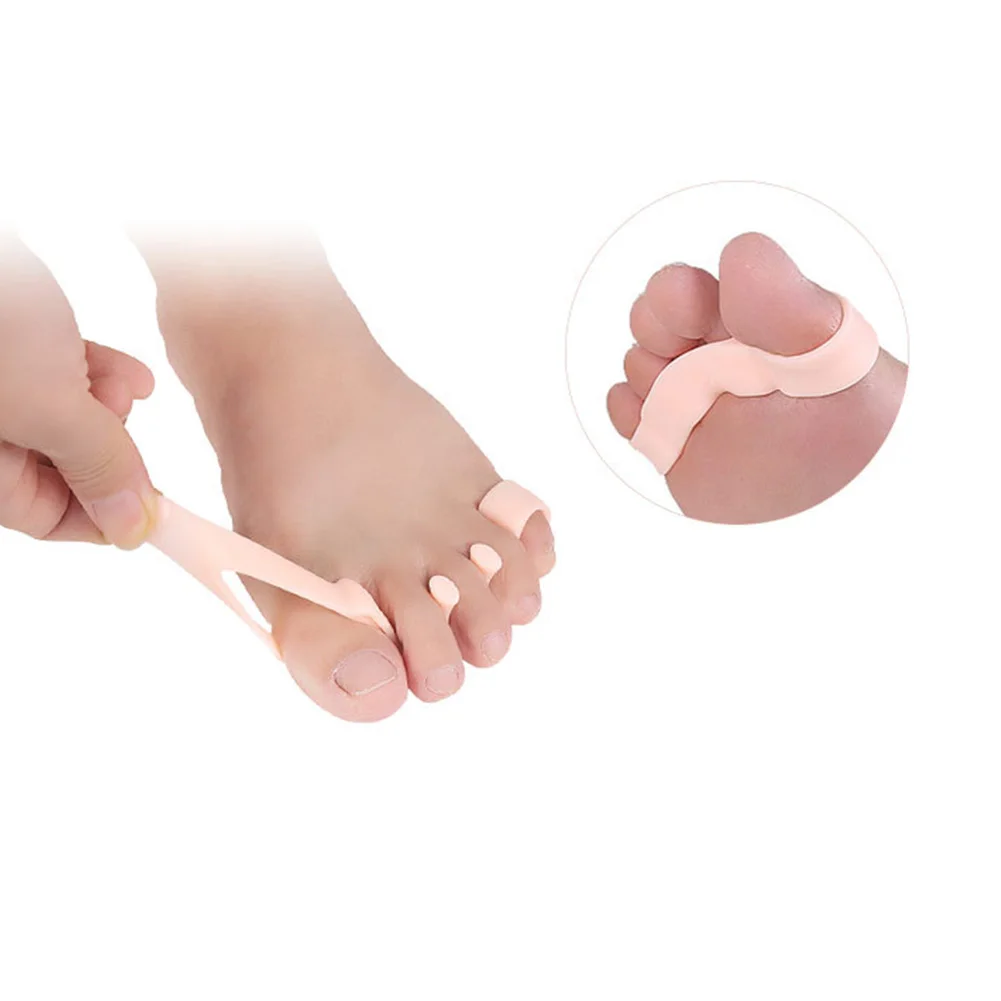 HOT Soft PU Thumb Feet Straightener Foot Bone Care Socks Adjuster Bunion Corrector Toe Separator for Orthopedic Hallux Valgus
