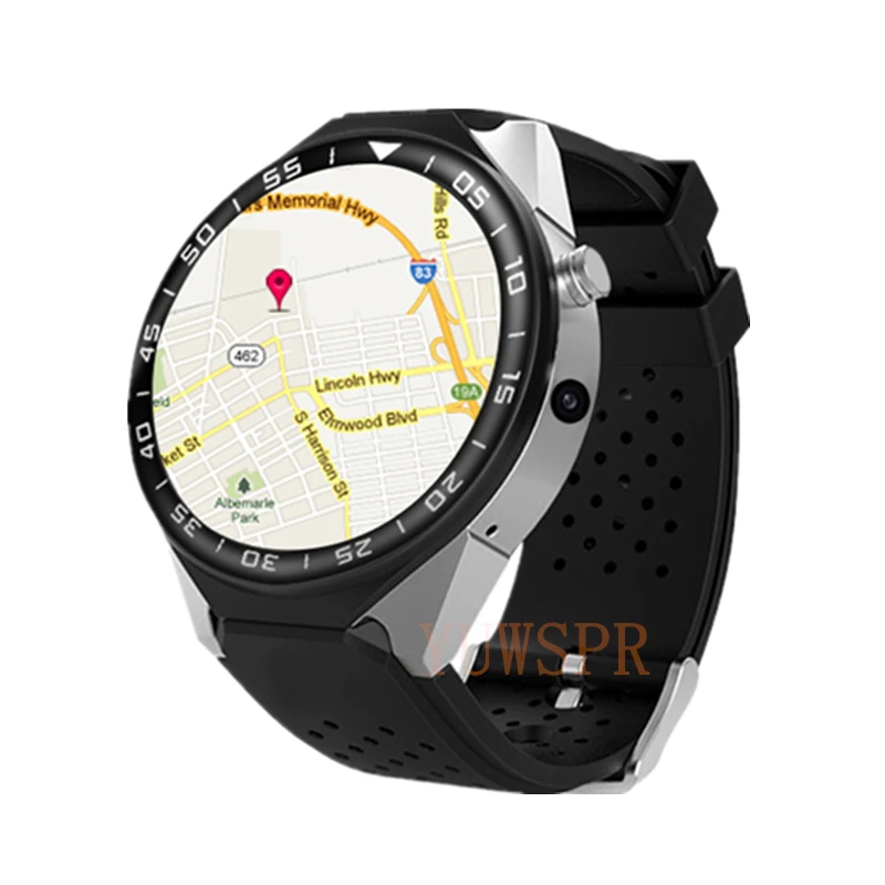 Смарт-часы 3g Смарт-часы с телефоном Android четырехъядерный процессор WiFi gps Bluetooth Анти-потеря HD сенсорный экран Android OS V5.1 S99C - Цвет: black silver