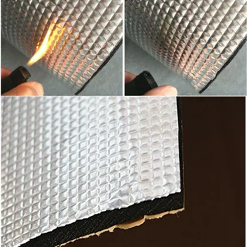 

Floors Car Sound Heat Insulation Mat Insulation 5Pcs 5pc 5x 5* 10mm Car Firewall