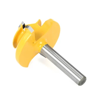 

New 45 degree 1/2" Stock Max 3/8" Min 1/4" Shank 1-3/8" Tool Bit Small Lock Miter Router Bit Woodworking Tools