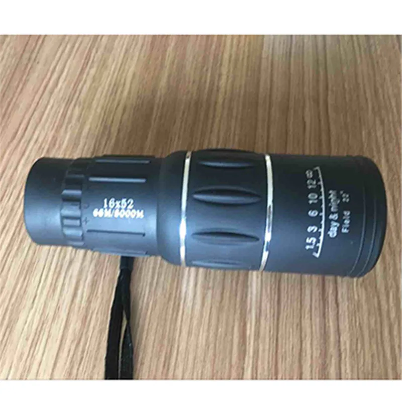 Стиль Binoculars16X52 зум Монокуляр Высокое качество телескоп Карманный охотничий Оптический Призма прицел Открытый Инструменты