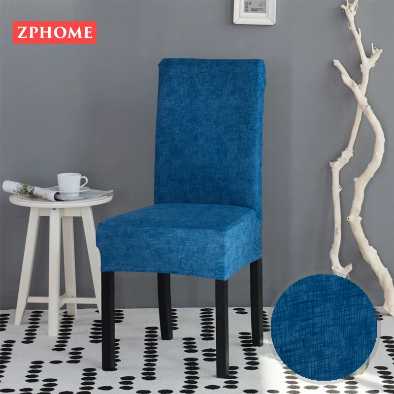 

Stripped Cross Pattern Chair Covers Spandex Dining Room Stretch Seat Cover Chair Protective Case for Restaurant