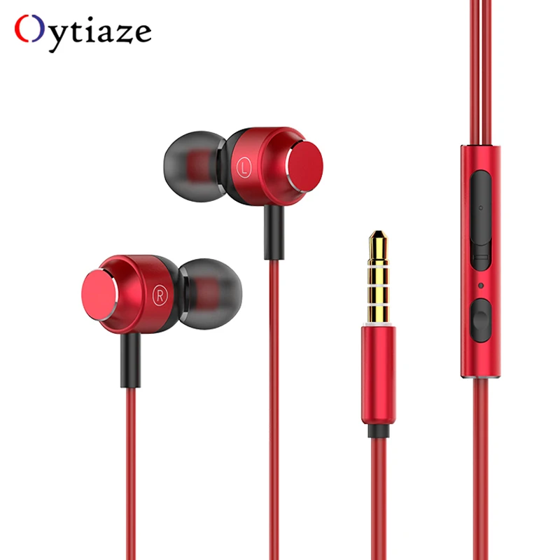 

Metal Wired earphone High bass Magnetic Earphones With Microphone earbuds headset For iphone ipad computer xiaomi redmi airdots