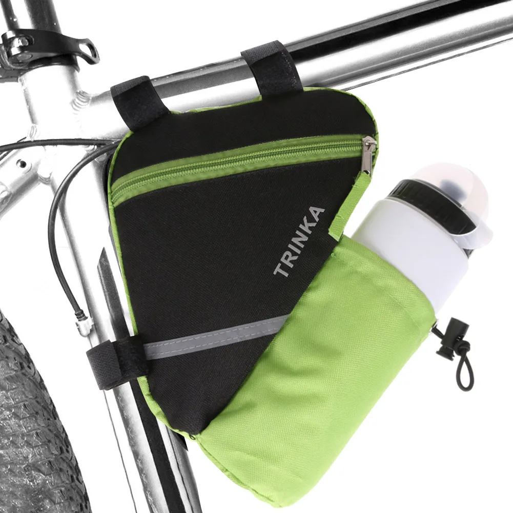 

Mountain Bicycle Frame Bike Bag Ultralight Reflective with Water Bottle Pouch ZJ55
