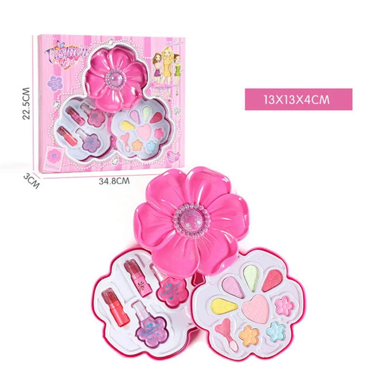 Juguetes de belleza y moda для девочек, роскошная палитра для макияжа, игрушки для девочек, детские игрушки, леденец, Косметика для макияжа Doux Bebe - Цвет: 015