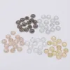 200 Pcs/Bag 7mm 9mm Flower Bead End Caps Gold Bead Caps For Jewelry Making DIY Bracelet Earrings Accessories Findings ► Photo 1/6
