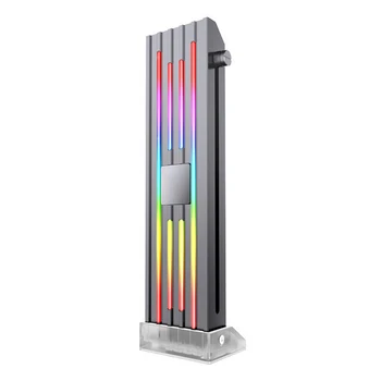 

VC-4 Video Card Stand 5V 3pin ARGB Graphics Card Holder Video Card Bracket RGB Desktops GPU Brace Support for ATX/MATX Chassis
