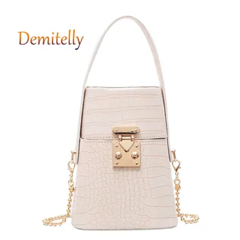 

Fashion Crocodile Pattern Women's Handbags New Texture Lock Buckle Shoulder Messenger Bag Luxury Brand Ladies Tote Bag Wallet