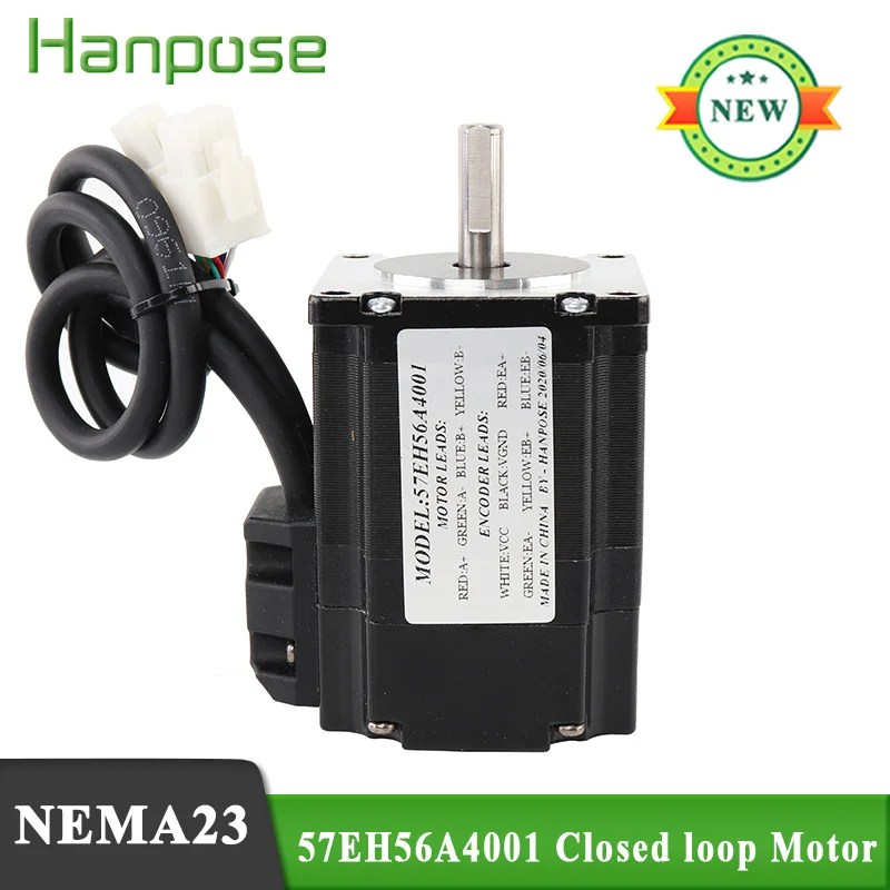 Nema23 гибридный шаговый Серводвигатель 1.3N.m двигатель 4A 57EH56A4001 + CL57 замкнутый цикл