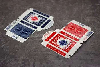 20pcs/50pcs Original Quality Playing Card Box Rider 808 Red/Blue Design Poker Card Magic Accessories Magician Props Magic Tricks 1