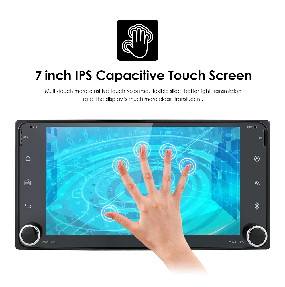 Excellent 7"Android9.0 Car DVD Player for Toyota Hilux Corolla Camry Prado RAV4 Octa-Core WIFI 4G RAM+64G ROM Bluetooth+Free Rear Camera 15 Excellent 7"Android9.0 Car DVD Player for Toyota Hilux Corolla Camry Prado RAV4 Octa-Core WIFI 4G RAM+64G ROM Bluetooth+Free Rear Camera 15