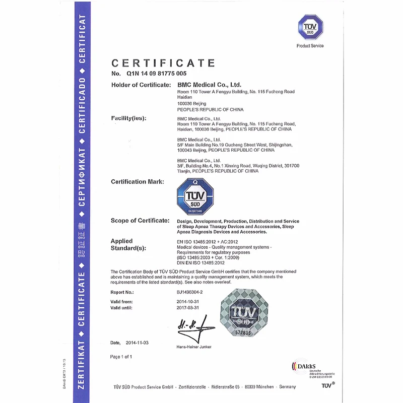 Полнолицевая маска BMC FM2 CPAP автоматическая сипап машина APAP BIPAP размер S/M/L подушек