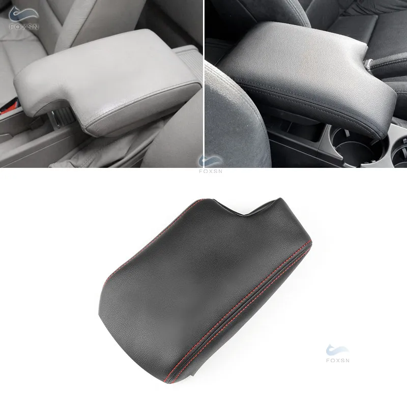 

Soft Leather Center Armrest Cover For BMW 3 Series E46 1998 - 2005 Car Center Console Lid Armrest Box Skin Cover Sticker Trim