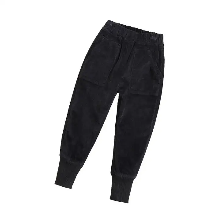 style 2 Вельветовые штаны для девочек коллекция года, новые осенние тонкие повседневные штаны для больших детей весенние Стильные детские штаны для детей возрастом от 4 до 12 лет - Цвет: style 2