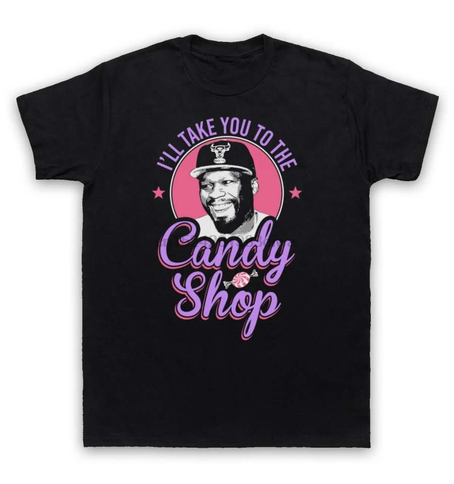 

2019 Brand Sales Quality 50 cent t shirt candy shop