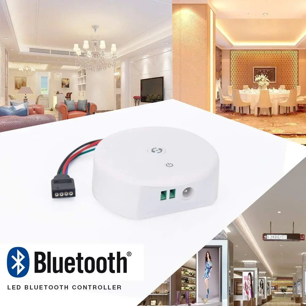DC12V 24 в светодиодный светильник Bluetooth контроллер для RGB RGBW светильник Magic UFO Смартфон APP контроллер с многофункциональным
