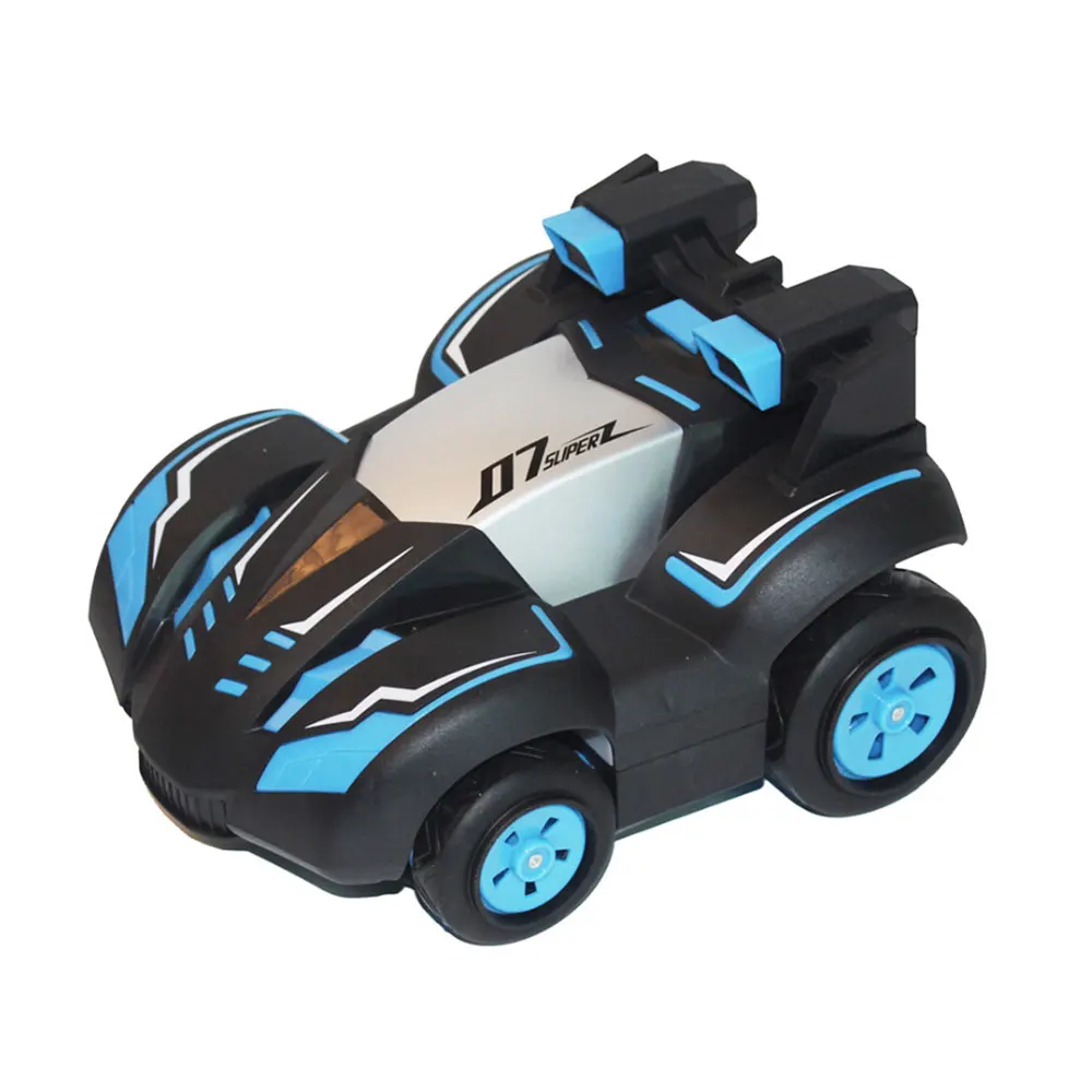 Blue Трюк Дрифт RC автомобиль 360 градусов флип деформация багги автомобиль Рок Гусеничный ролл Дистанционное управление автомобиль игрушки для детей подарок - Цвет: Blue