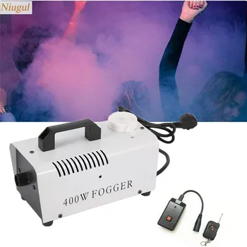 

400W Smoke Machine, Fog Machine With Wired And Wireless Remote Control, Fogger Ejector Perfect For Wedding, Party, Stage Effect