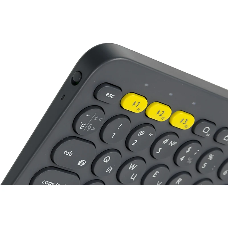 Клавиатура LOGITECH Multi-Device K380, темно-серый