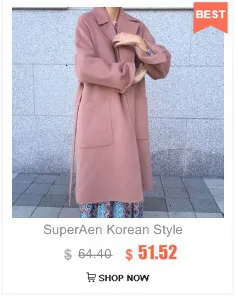 SuperAen Осень корейский стиль Женская куртка дикая Повседневная модная кожаная куртка с отворотом Клетчатая Шерстяная Куртка женская
