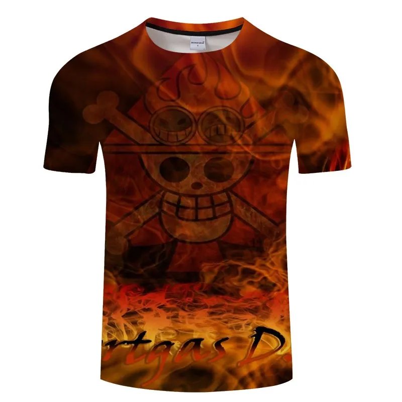Цельная футболка с Луффи для мужчин и женщин, новинка, модные футболки в стиле хип-хоп, Повседневная забавная одежда, летние майки футболки с 3D принтом - Цвет: TXKH3233