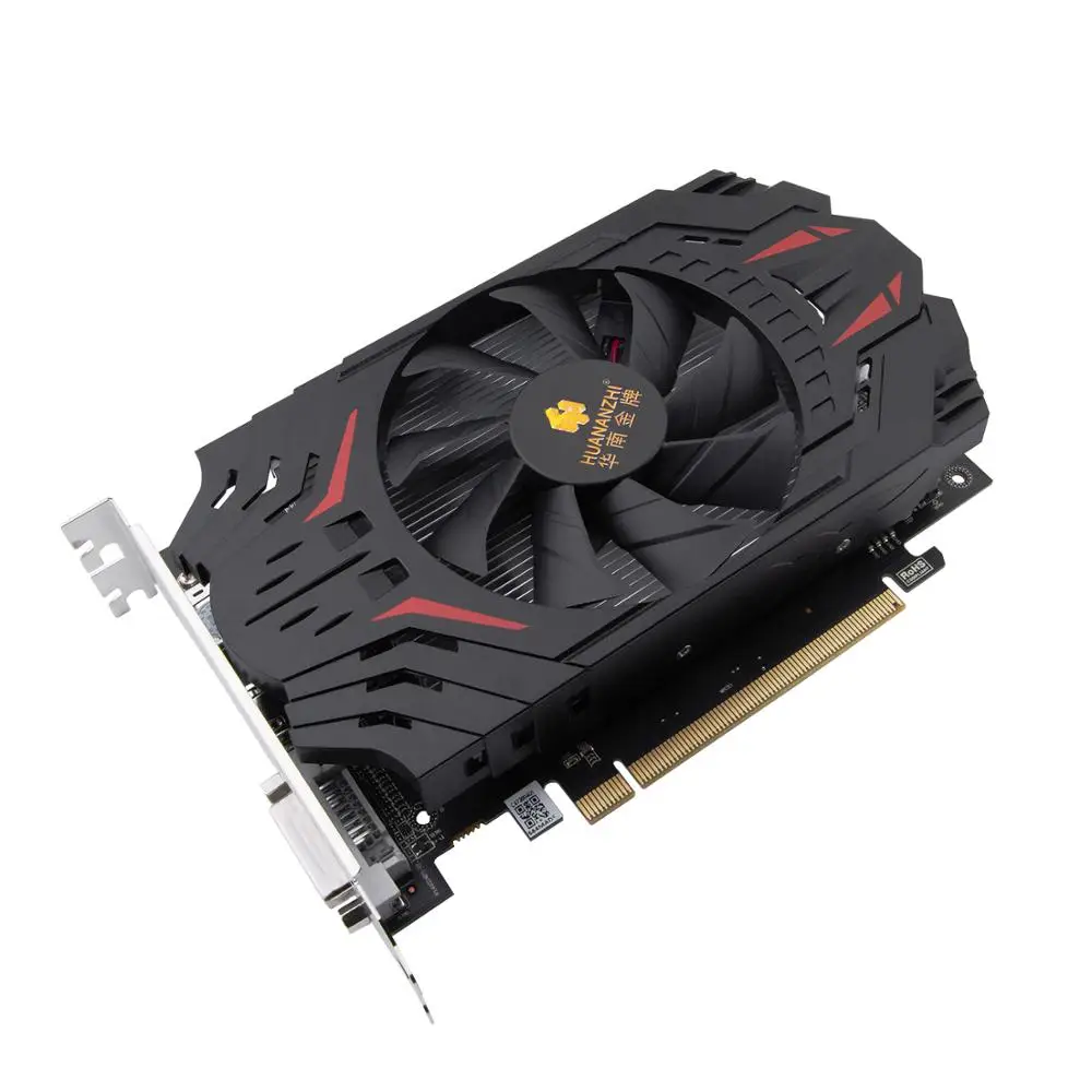 Видеокарта HUANANZHI RX 560 4G 6000 бит GDDR5 1200 МГц HDMI DVI VGA 14 нм 80 Вт|Графические карты| |