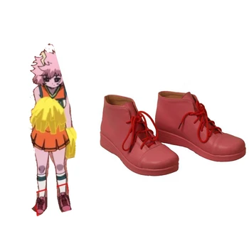 

Anime My Hero Academia Cosplay Cheering Team Costume Red Boots Shoes Adult Halloween Accessories Carnival Party For Women