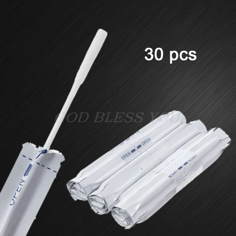 

30pcs/Box Wet Alcohol Cotton Swabs Double Head Cleaning Stick For IQOS 2.4 PLUS For IQOS 3.0 LIL/LTN/HEETS/GLO Heater
