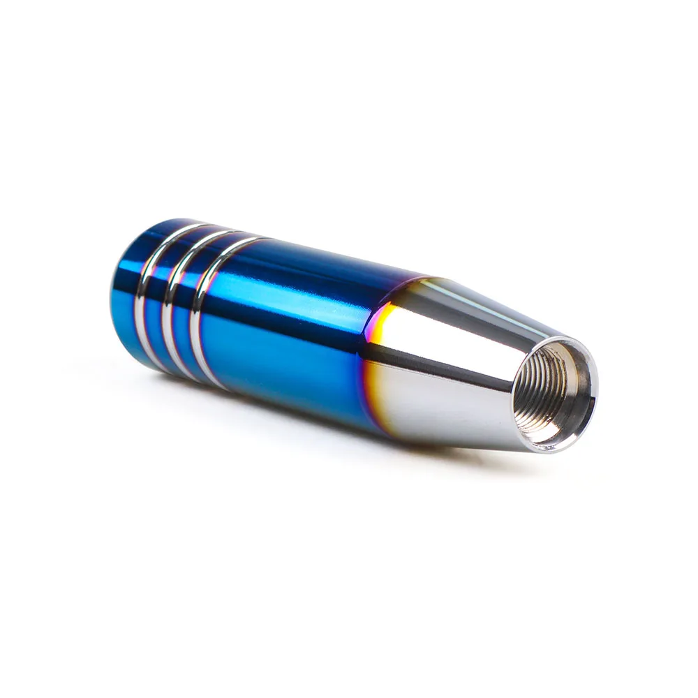 13CM Aluminum Gear Shift Knob Racing Car Universal Manual Transmission Shifter Lever Knob With three adapters gear shift knob