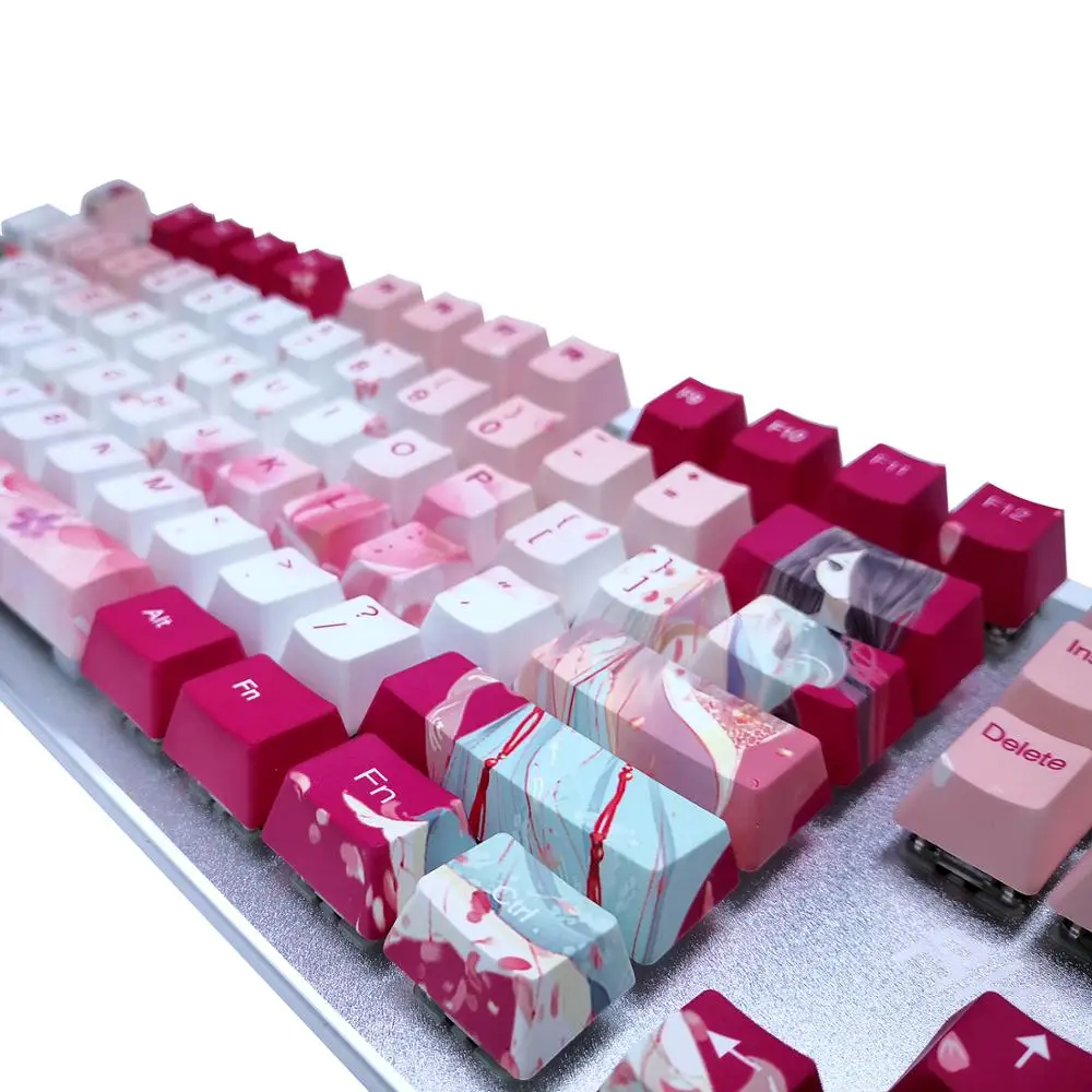 Аниме колпачки для ключей 60% OEM Подарочная коробка anne pro 2 Ducky one mini Razer Huntsman Mini durgod