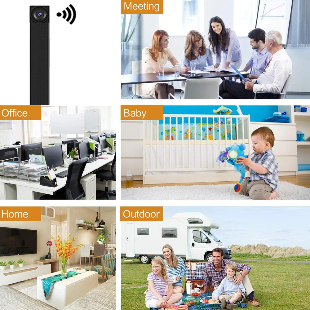 Gravador de Vídeo em Tempo Real de Segurança em Casa Wifi Mini Câmera Micro Camcorder Módulo Faça Você Mesmo Movimento Remoto Contro Escondido tf hd 1080p ip - Image 2