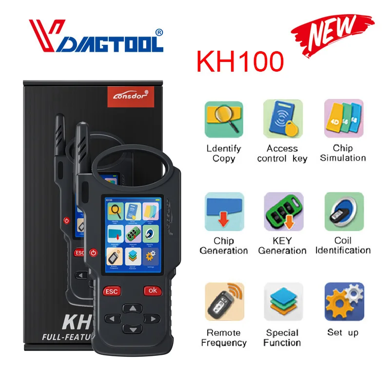 Lonsdor KH100 ручной дистанционный программатор смарт ключей генерировать