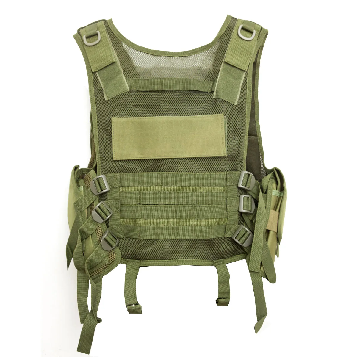 Military Tactical Vest Outdoor Airsoft Army Molle Traing Vest Assault Shooting Hunting Plate Carrier with Holster Bullet Bag