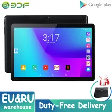 

New Google Tablet Pc 10.1 Inch Quad Core Android 7.0 Dual 3G Phone Call Mobile Android Tablets Google Play GPS WiFi Bluetooth