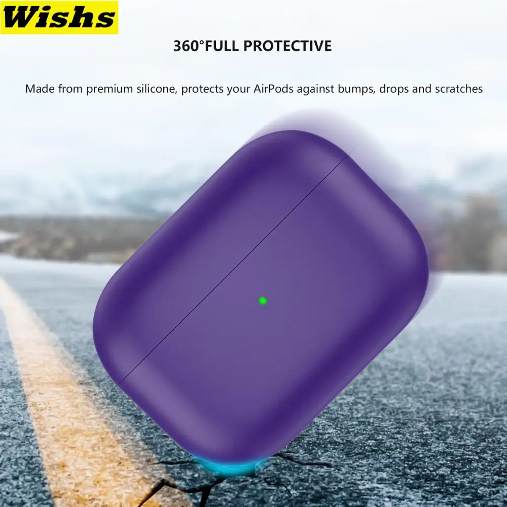 Ультратонкий силиконовый чехол для AirPods Pro с беспроводной связью Bluetooth Apple Airpods