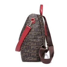 Женский рюкзак, стиль, трендовый женский рюкзак с буквенным принтом, корейский стиль, сумка через плечо, универсальный рюкзак