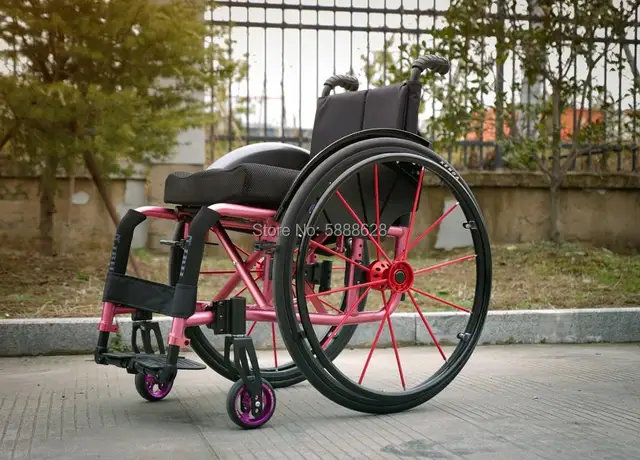 Best Price Ultra-Light Sports Wheelchair Customization Elderly Disabled Person 3