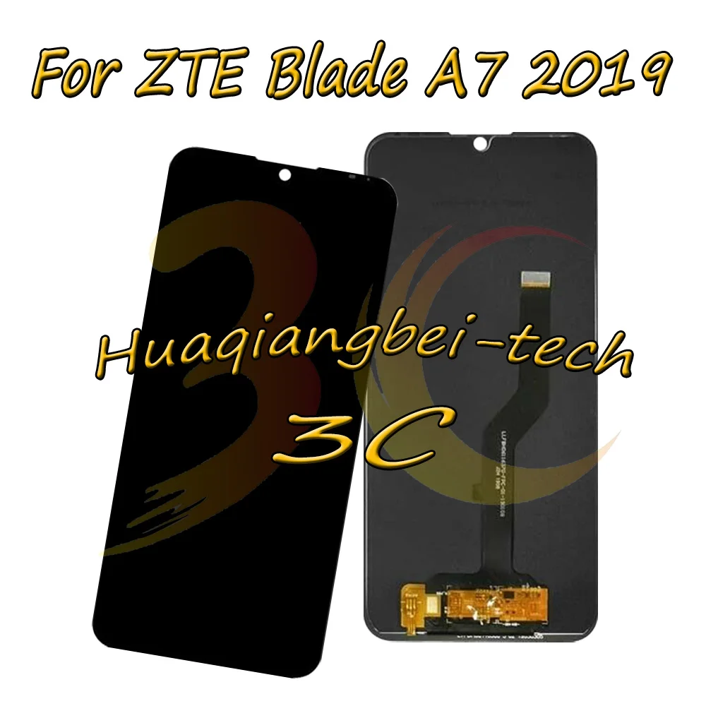 

6.09'' Black New For ZTE Blade A7 2019 P963F02 Full LCD DIsplay + Touch Screen Digitizer Assembly 100% Tested