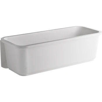 

Kitchen Rack Wall-Mounted Free Punching Drawer Type with Pull-Out Rail Spice Bottle Dishes Storage Shelf Cabinet Space Use