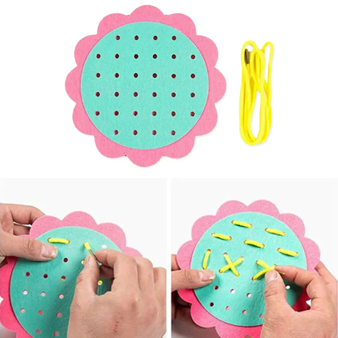 Развивающие Игрушки для раннего обучения учебные материалы математические игрушки резьба детский сад Руководство Diy ткань носить шнурки