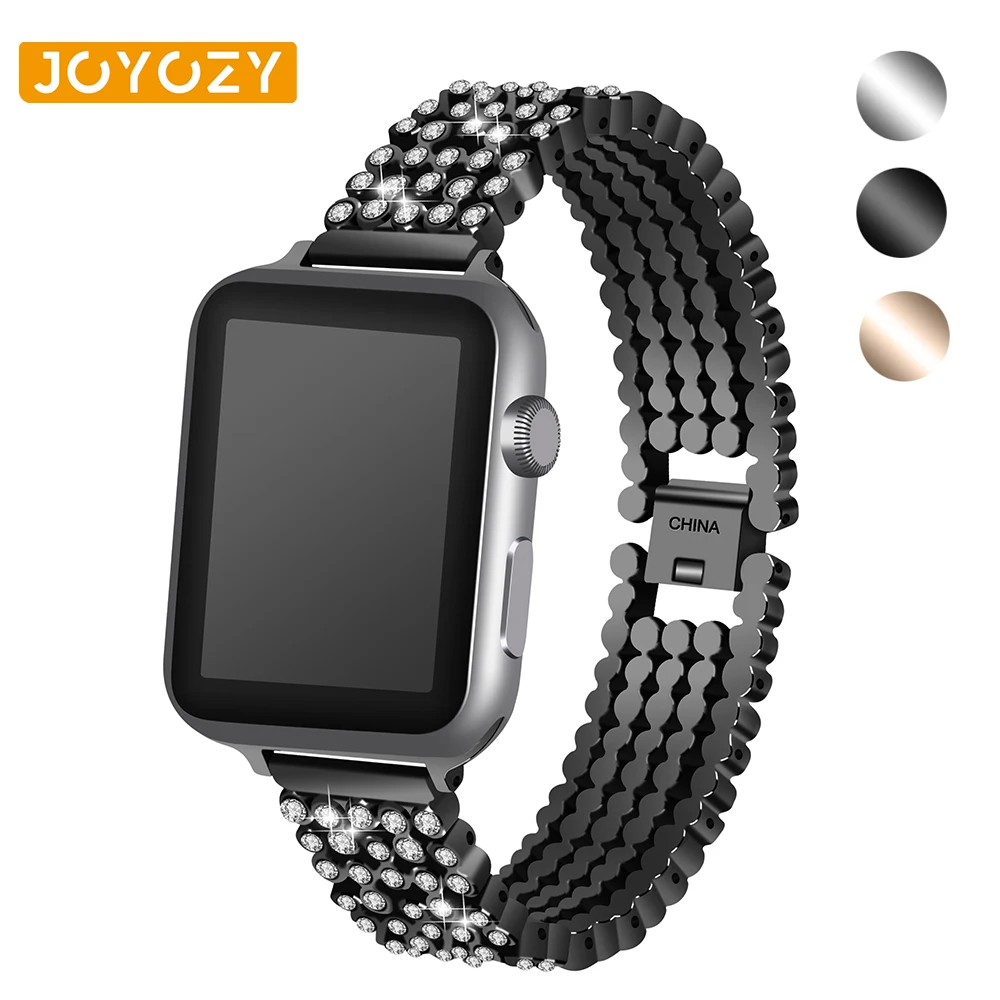 Ремешок Joyozy из нержавеющей стали для apple watch band 38 мм/40 мм/42 мм/44 мм сменный