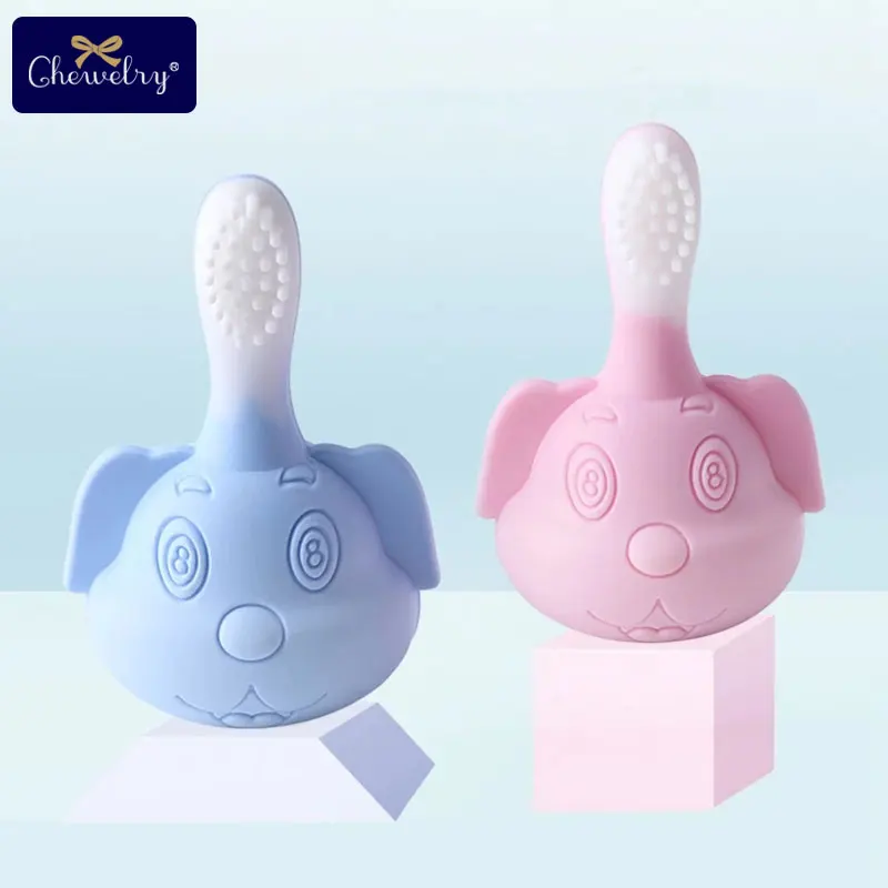 

1PC Baby Silicone Teether Kids Soft Silicone Training Toothbrush Baby Children Dental Oral Care Tooth Brush Tool kid Tooth Brush
