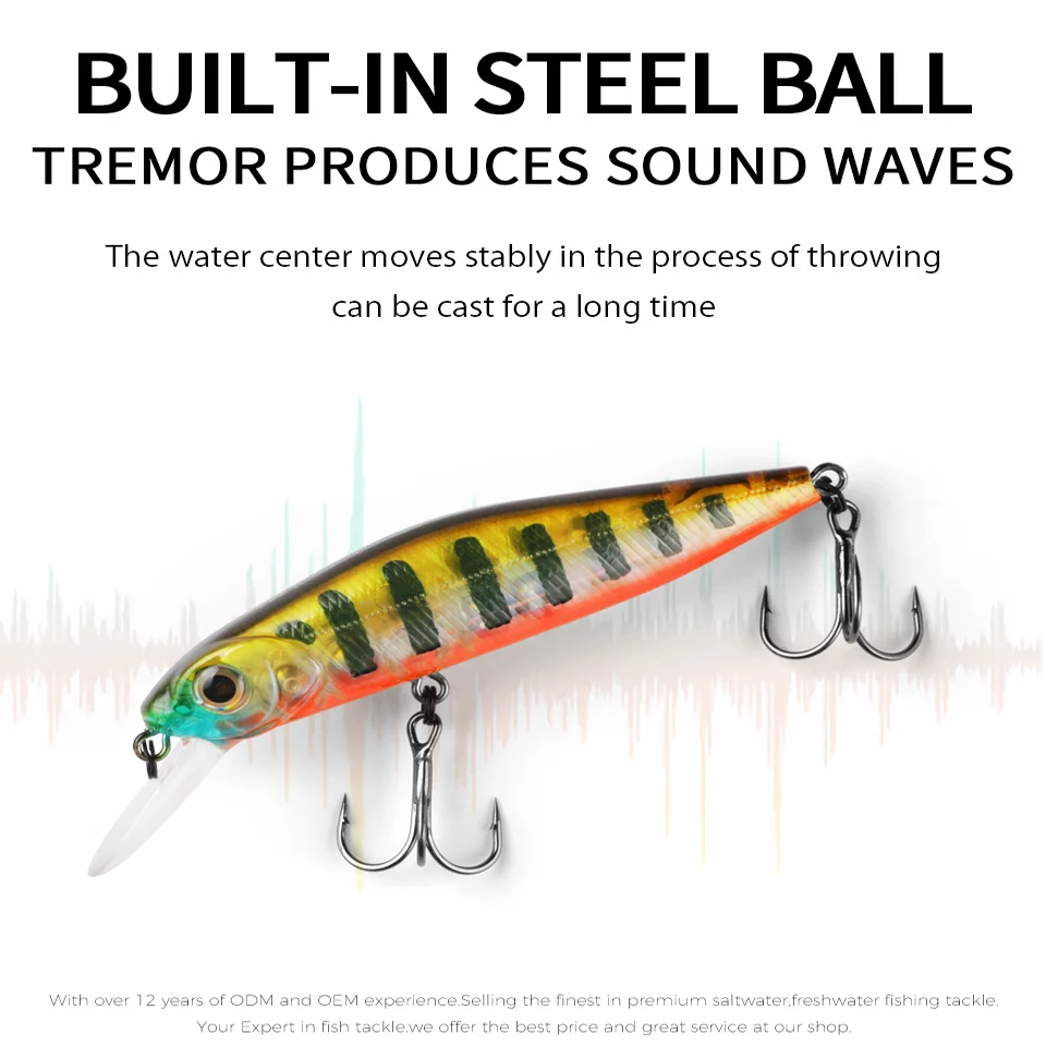 BEARKING 78mm 11.3g dive 1.3-1.7m SP Tungsten system fishing lures minnow crank wobbler quality fishing tackle hooks fishing lure