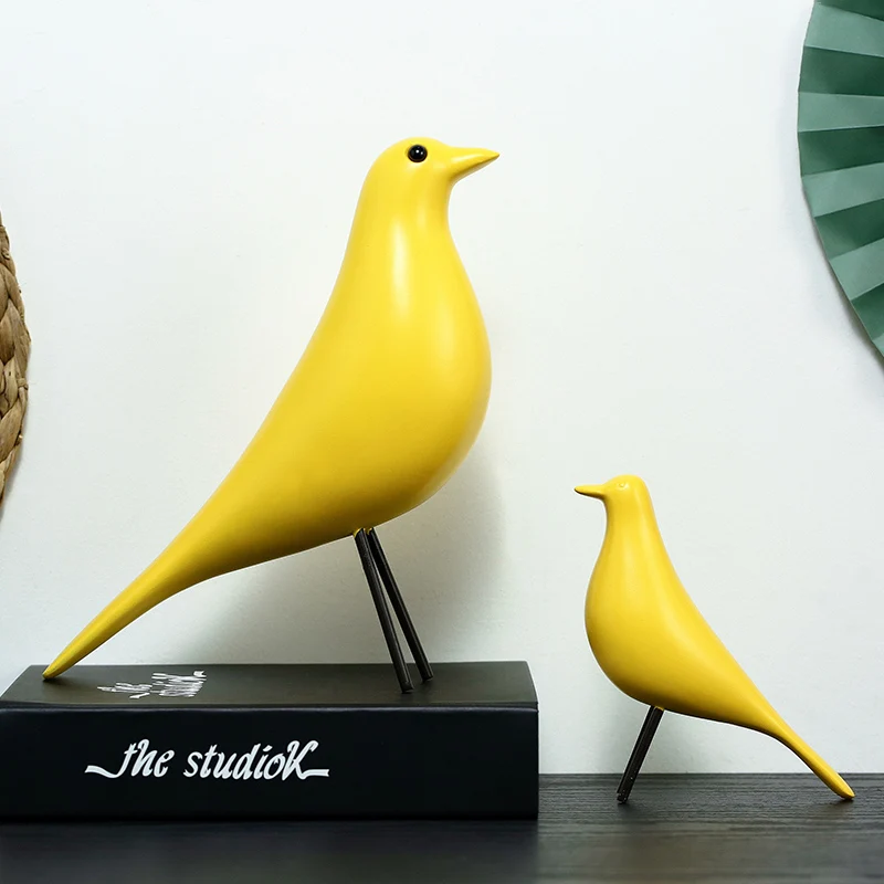 

Nordic Ins Simulation Bird Home Decoration Ornaments Fake Bird Living Room TV Cabinet Bird Creative Decoration