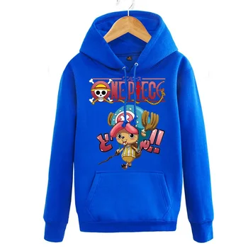 

High-Q Unisex Anime One Piece Luffy the New World Clothing Sweatshirt Cosplay Hooded Hoodie jacket One Piece Pullover