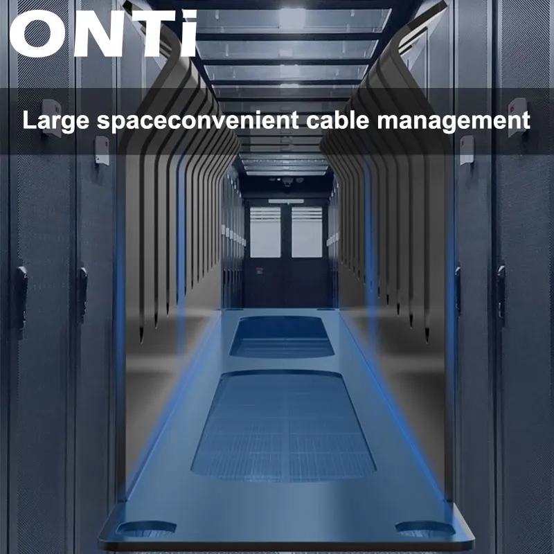 Onti-gerenciamento de Cabos Organizador de Fios de Metal com Slot Horizontal para Servidor de 19 24 com Capa Suporte Polegadas 12 1u - 2u - Image 6