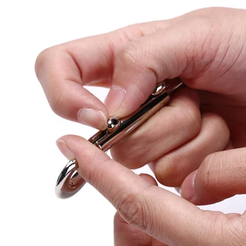 Adult Products Double Metal belt Restraint handcuff collar slave Bondage Hook Convenient Connection Lock Sex Toy Couple Game 4