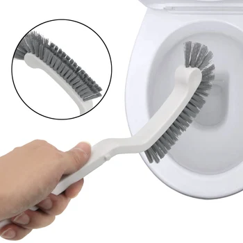 

Restroom Corner Brush Long Handle Bathroom Toilet Cleaning Brush Plastic Toilet Brush Household Cleaning Tools