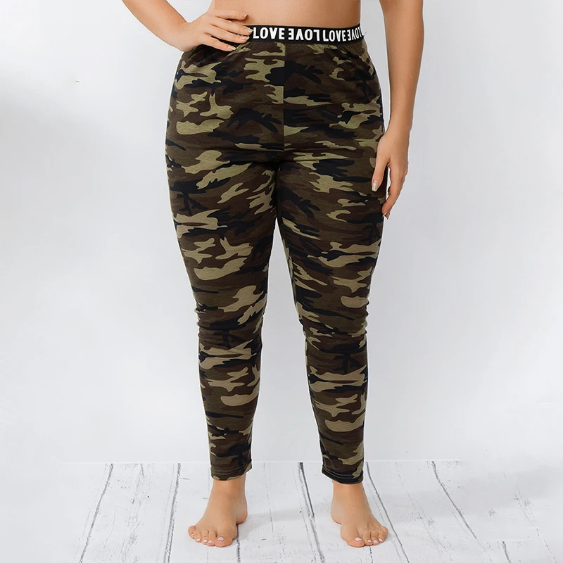 Plus size High stretch leggings for 