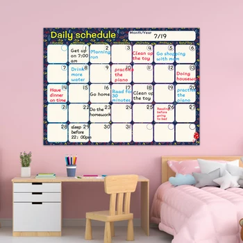 

Magnetic Whiteboard Refrigerator Magnets Dry Wipe Weekly Planner Calendar To Do List Kids Reward chart Schedule Fridge Sticker